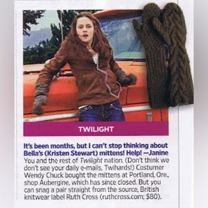 In search of (ISO) Bella Swan / Twilight mittens by Ruth Cross
